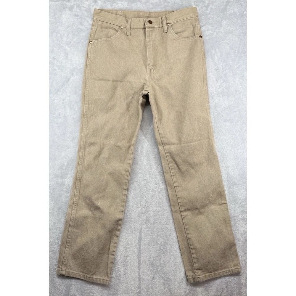 Wrangler Tan‎ Denim Jeans Pants A001 Men's 32x30